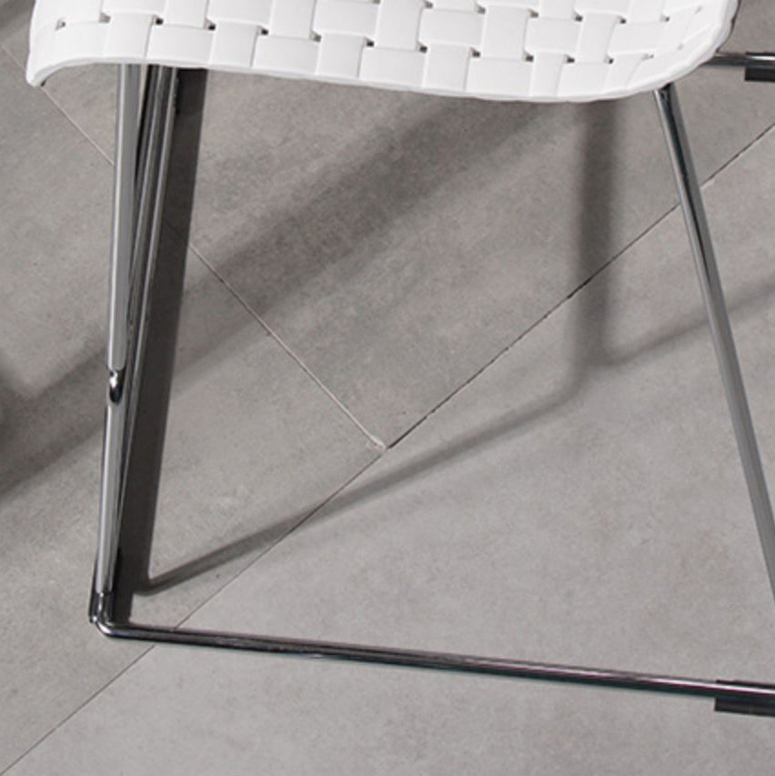 Modern Bar-stool Plastic Counter Bar Stool with Metal Legs for Kitchen Clearhalo 'Bar Furniture' 'Bar Stools' 'bar_stools' 'Furniture' 'furniture_bar_stools' 'Kitchen & Dining Furniture' 4953657