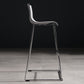Modern Bar-stool Plastic Counter Bar Stool with Metal Legs for Kitchen Clearhalo 'Bar Furniture' 'Bar Stools' 'bar_stools' 'Furniture' 'furniture_bar_stools' 'Kitchen & Dining Furniture' 4953660
