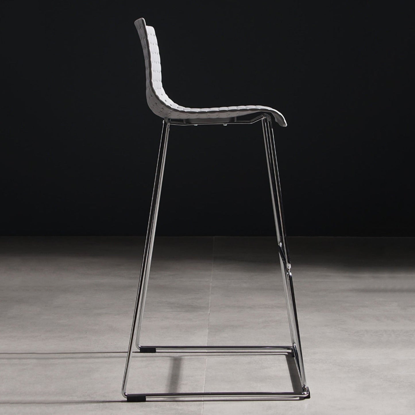 Modern Bar-stool Plastic Counter Bar Stool with Metal Legs for Kitchen Clearhalo 'Bar Furniture' 'Bar Stools' 'bar_stools' 'Furniture' 'furniture_bar_stools' 'Kitchen & Dining Furniture' 4953660