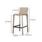 Modern Bar-stool Leather Counter Bar Stool with Metal Legs for Kitchen Clearhalo 'Bar Furniture' 'Bar Stools' 'bar_stools' 'furn' 'furn_bar_stools' 'Furniture' 'furniture_bar_stools' 'Kitchen & Dining Furniture' 4953677