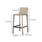 Modern Bar-stool Leather Counter Bar Stool with Metal Legs for Kitchen Clearhalo 'Bar Furniture' 'Bar Stools' 'bar_stools' 'furn' 'furn_bar_stools' 'Furniture' 'furniture_bar_stools' 'Kitchen & Dining Furniture' 4953678