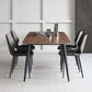 1/4/5/7 Pieces Contemporary Dining Room Set Rectangle Table Dining Set 5 Pieces: Table, 4 Chairs Clearhalo 'Dining Room Sets' 'Dining Tables & Seating' 'dining_room_set' 'furn' 'furn_dining_room_set' 'Furniture' 'furniture_dining_room_set' 'Kitchen & Dining Furniture' 4953799