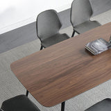 1/4/5/7 Pieces Contemporary Dining Room Set Rectangle Table Dining Set Clearhalo 'Dining Room Sets' 'Dining Tables & Seating' 'dining_room_set' 'furn' 'furn_dining_room_set' 'Furniture' 'furniture_dining_room_set' 'Kitchen & Dining Furniture' 4953803