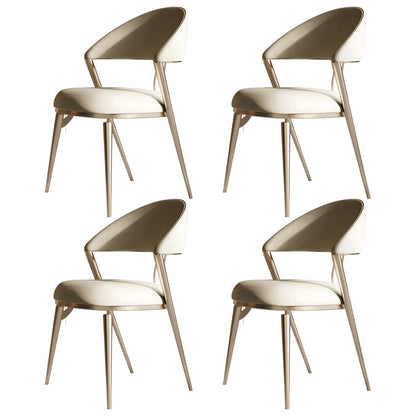 1/4/5/6/7 Pieces Dining Chairs Set Rectangular Table Set Sintered Stone Dining Room Set 4 White Chairs Clearhalo 'Dining Room Sets' 'Dining Tables & Seating' 'dining_room_set' 'furn' 'furn_dining_room_set' 'Furniture' 'furniture_dining_room_set' 'Kitchen & Dining Furniture' 4953832