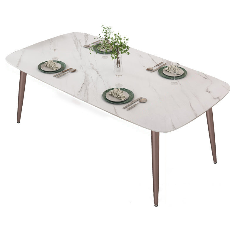 1/4/5/7 Pieces Dining Chairs Set Dining Table Set with Sintered Stone Top Clearhalo 'Dining Room Sets' 'Dining Tables & Seating' 'dining_room_set' 'furn' 'furn_dining_room_set' 'Furniture' 'furniture_dining_room_set' 'Kitchen & Dining Furniture' 4953863