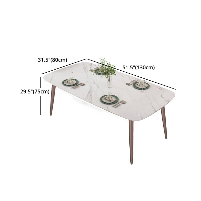 1/4/5/7 Pieces Dining Chairs Set Dining Table Set with Sintered Stone Top Clearhalo 'Dining Room Sets' 'Dining Tables & Seating' 'dining_room_set' 'furn' 'furn_dining_room_set' 'Furniture' 'furniture_dining_room_set' 'Kitchen & Dining Furniture' 4953874