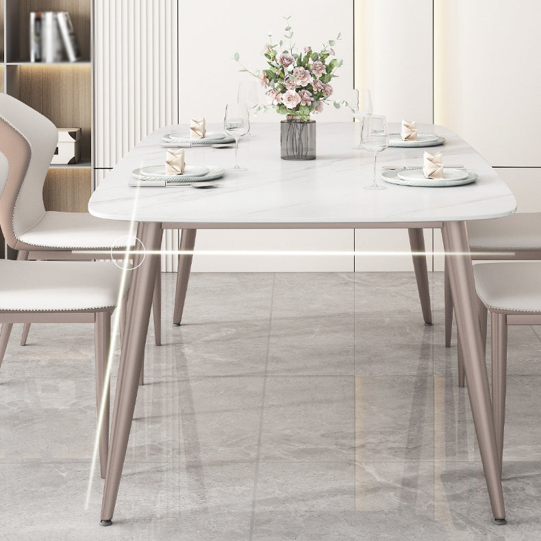 1/2/5/7 Pieces Dining Chairs Set White Rectangular Dining Room Table Set for Home Use Clearhalo 'Dining Room Sets' 'Dining Tables & Seating' 'dining_room_set' 'furn' 'furn_dining_room_set' 'Furniture' 'furniture_dining_room_set' 'Kitchen & Dining Furniture' 4953889