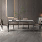 Designer Style 1/2/5/7 Pieces Dining Set Sintered Stone Top Table with Leather Chairs 5 Pieces: Table, 4 Chairs Clearhalo 'Dining Room Sets' 'Dining Tables & Seating' 'dining_room_set' 'furn' 'furn_dining_room_set' 'Furniture' 'furniture_dining_room_set' 'Kitchen & Dining Furniture' 4953898