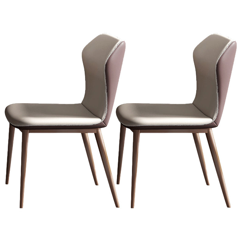 Glam 1/2/5/7 Pieces Dinette Set with Sintered Stone Top Rectangle Dining Table Set 2 White Chairs Clearhalo 'Dining Room Sets' 'Dining Tables & Seating' 'dining_room_set' 'furn' 'furn_dining_room_set' 'Furniture' 'furniture_dining_room_set' 'Kitchen & Dining Furniture' 4953934