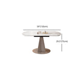 Contemporary 1/2/5/7 Pieces Dining Set Sintered Stone Dining Room Set for Small Space Clearhalo 'Dining Room Sets' 'Dining Tables & Seating' 'dining_room_set' 'furn' 'furn_dining_room_set' 'Furniture' 'furniture_dining_room_set' 'Kitchen & Dining Furniture' 4953962