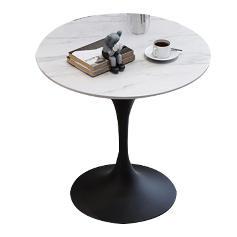 Modern 1/2/3/4/5 Pieces Dining Set Round Stone Dining Table for Dining Room Clearhalo 'Dining Room Sets' 'Dining Tables & Seating' 'dining_room_set' 'furn' 'furn_dining_room_set' 'Furniture' 'furniture_dining_room_set' 'Kitchen & Dining Furniture' 4953966