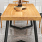 Industrial 1/2/5/6/7 Pieces Dining Set Solid Wood Dining Table for Home Use Clearhalo 'Dining Room Sets' 'Dining Tables & Seating' 'dining_room_set' 'furn' 'furn_dining_room_set' 'Furniture' 'furniture_dining_room_set' 'Kitchen & Dining Furniture' 4954062