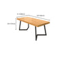 Industrial 1/2/5/6/7 Pieces Dining Set Solid Wood Dining Table for Home Use Clearhalo 'Dining Room Sets' 'Dining Tables & Seating' 'dining_room_set' 'furn' 'furn_dining_room_set' 'Furniture' 'furniture_dining_room_set' 'Kitchen & Dining Furniture' 4954070