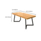 Industrial 1/2/5/6/7 Pieces Dining Set Solid Wood Dining Table for Home Use Clearhalo 'Dining Room Sets' 'Dining Tables & Seating' 'dining_room_set' 'furn' 'furn_dining_room_set' 'Furniture' 'furniture_dining_room_set' 'Kitchen & Dining Furniture' 4954072