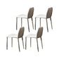 1/4/5/6/7/8 Pcs Dining Chairs Set Sintered Stone Dining Room Set 4 White Chairs Clearhalo 'Dining Room Sets' 'Dining Tables & Seating' 'dining_room_set' 'furn' 'furn_dining_room_set' 'Furniture' 'furniture_dining_room_set' 'Kitchen & Dining Furniture' 4954092