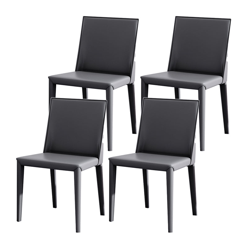 Modern 1/4/5/6/7 Pieces Dinette Set with Grey Sintered Stone Rectangle Dining Table Set 4 Grey Chairs Clearhalo 'Dining Room Sets' 'Dining Tables & Seating' 'dining_room_set' 'furn' 'furn_dining_room_set' 'Furniture' 'furniture_dining_room_set' 'Kitchen & Dining Furniture' 4954127