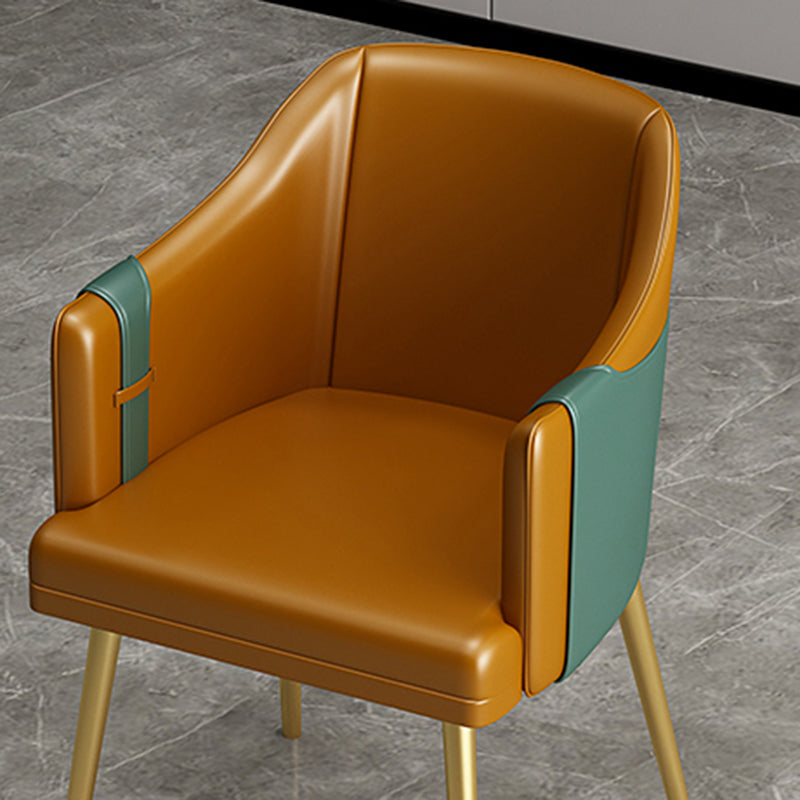 Glam 1/7 Pieces Dining Set Circular Stone Dining Table for Dining Room Clearhalo 'Dining Room Sets' 'Dining Tables & Seating' 'dining_room_set' 'furn' 'furn_dining_room_set' 'Furniture' 'furniture_dining_room_set' 'Kitchen & Dining Furniture' 4954148