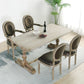 Solid Wood Dining Table Modern Rectangular Table with Trestle Base 70.9"L x 31.5"W x 29.5"H Without Chairs Clearhalo 'Dining Tables & Seating' 'Dining Tables' 'dining_table' 'furn' 'furn_dining_table' 'Furniture' 'furniture_dining_table' 'Kitchen & Dining Furniture' 'kitchen' 'kitchen_dining_table' 4954182