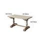 Solid Wood Dining Table Modern Rectangular Table with Trestle Base Clearhalo 'Dining Tables & Seating' 'Dining Tables' 'dining_table' 'furn' 'furn_dining_table' 'Furniture' 'furniture_dining_table' 'Kitchen & Dining Furniture' 'kitchen' 'kitchen_dining_table' 4954194