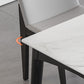 Modern White Dining Table with 4 Legs Rectangle Slate Dining Table Clearhalo 'Dining Tables & Seating' 'Dining Tables' 'dining_table' 'furn' 'furn_dining_table' 'Furniture' 'furniture_dining_table' 'Kitchen & Dining Furniture' 'kitchen' 'kitchen_dining_table' 4954217