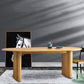 Double Pedestal Furniture Simplicity Style Oval Solid Wood Dining Room Collection 70.9"L x 31.5"W x 29.5"H Without Chairs Clearhalo 'Dining Tables & Seating' 'Dining Tables' 'dining_table' 'furn' 'furn_dining_table' 'Furniture' 'furniture_dining_table' 'Kitchen & Dining Furniture' 'kitchen' 'kitchen_dining_table' 4954276