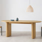Double Pedestal Furniture Simplicity Style Oval Solid Wood Dining Room Collection 63"L x 31.5"W x 29.5"H Without Chairs Clearhalo 'Dining Tables & Seating' 'Dining Tables' 'dining_table' 'furn' 'furn_dining_table' 'Furniture' 'furniture_dining_table' 'Kitchen & Dining Furniture' 'kitchen' 'kitchen_dining_table' 4954278