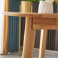 Solid Wood Top Dining Table Round Contemporary Table with 4 Legs Clearhalo 'Dining Tables & Seating' 'Dining Tables' 'dining_table' 'Furniture' 'furniture_dining_table' 'Kitchen & Dining Furniture' 'kitchen' 'kitchen_dining_table' 4954339