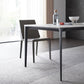 Stone Top Dining Table Contemporary Dining Table with 4 Black Legs Clearhalo 'Dining Tables & Seating' 'Dining Tables' 'dining_table' 'furn' 'furn_dining_table' 'Furniture' 'furniture_dining_table' 'Kitchen & Dining Furniture' 'kitchen' 'kitchen_dining_table' 4954381