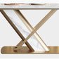 Stone Top Dining Table Traditional Luxury Rectangle Dining Table with Pedestal Base Clearhalo 'Dining Tables & Seating' 'Dining Tables' 'dining_table' 'furn' 'furn_dining_table' 'Furniture' 'furniture_dining_table' 'Kitchen & Dining Furniture' 'kitchen' 'kitchen_dining_table' 4954441