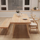 Contemporary Natural Wood Table Ash Rectangle Dining Table with 4 Legs Clearhalo 'Dining Tables & Seating' 'Dining Tables' 'dining_table' 'furn' 'furn_dining_table' 'Furniture' 'furniture_dining_table' 'Kitchen & Dining Furniture' 'kitchen' 'kitchen_dining_table' 4954456