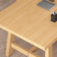 Contemporary Natural Wood Table Pine Rectangle Dining Table with Trestle Clearhalo 'Dining Tables & Seating' 'Dining Tables' 'dining_table' 'furn' 'furn_dining_table' 'Furniture' 'furniture_dining_table' 'Kitchen & Dining Furniture' 'kitchen' 'kitchen_dining_table' 4954492