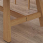 Contemporary Natural Wood Table Pine Rectangle Dining Table with Trestle Clearhalo 'Dining Tables & Seating' 'Dining Tables' 'dining_table' 'furn' 'furn_dining_table' 'Furniture' 'furniture_dining_table' 'Kitchen & Dining Furniture' 'kitchen' 'kitchen_dining_table' 4954493
