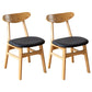 Wood Industrial Kitchen Dining Room Chair Open Back Side Chair Black 2 Piece Set Clearhalo 'Dining Chairs' 'Dining Tables & Seating' 'dining_chair' 'furn' 'furn_dining_chair' 'Furniture' 'furniture_dining_chair' 'Kitchen & Dining Furniture' 4954553