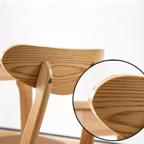 Wood Industrial Kitchen Dining Room Chair Open Back Side Chair Clearhalo 'Dining Chairs' 'Dining Tables & Seating' 'dining_chair' 'furn' 'furn_dining_chair' 'Furniture' 'furniture_dining_chair' 'Kitchen & Dining Furniture' 4954561