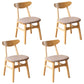 Wood Industrial Kitchen Dining Room Chair Open Back Side Chair Light Coffee 4 Piece Set Clearhalo 'Dining Chairs' 'Dining Tables & Seating' 'dining_chair' 'furn' 'furn_dining_chair' 'Furniture' 'furniture_dining_chair' 'Kitchen & Dining Furniture' 4954577
