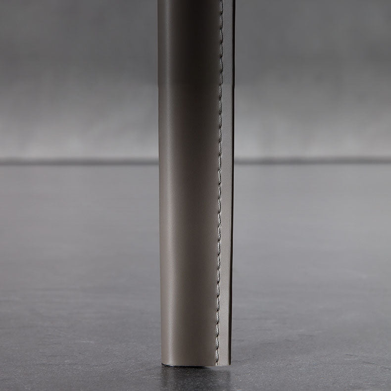 Modern Design Leather Dining Chairs for Home Solid Back Chair Clearhalo 'Dining Chairs' 'Dining Tables & Seating' 'dining_chair' 'Furniture' 'furniture_dining_chair' 'Kitchen & Dining Furniture' 4954650