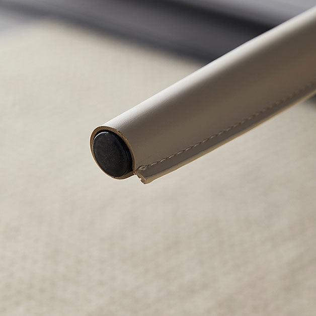 Contemporary Design Wingback Armless Dining Chair Leather Dining Chair Clearhalo 'Dining Chairs' 'Dining Tables & Seating' 'dining_chair' 'furn' 'furn_dining_chair' 'Furniture' 'furniture_dining_chair' 'Kitchen & Dining Furniture' 4954669