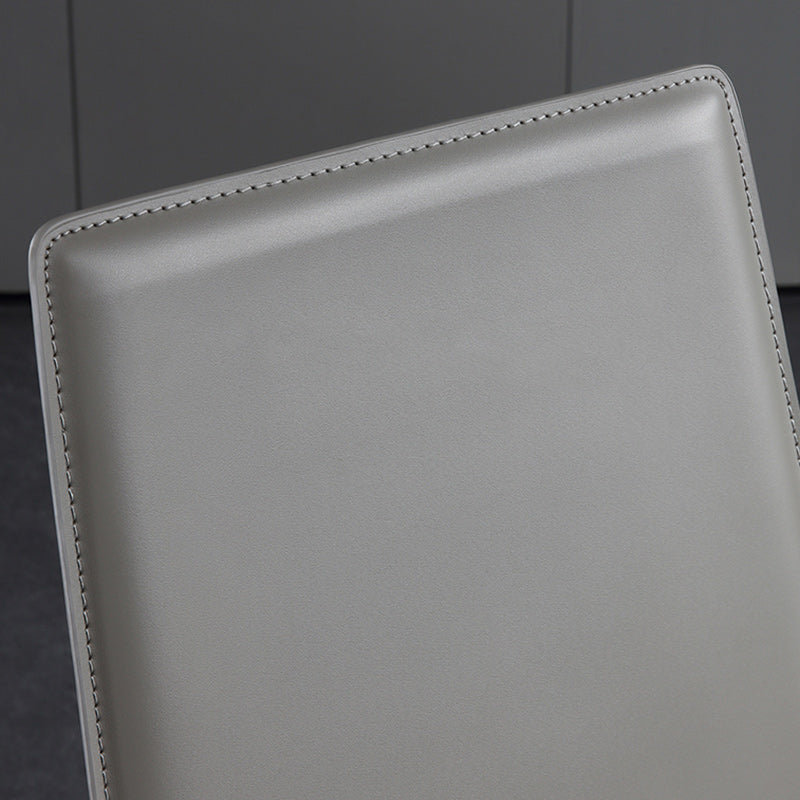 Entryway Side Dining Chairs Leather Nordic Dining Room Chairs Clearhalo 'Dining Chairs' 'Dining Tables & Seating' 'dining_chair' 'furn' 'furn_dining_chair' 'Furniture' 'furniture_dining_chair' 'Kitchen & Dining Furniture' 4954732