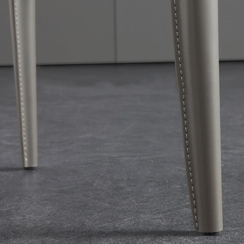 Entryway Side Dining Chairs Leather Nordic Dining Room Chairs Clearhalo 'Dining Chairs' 'Dining Tables & Seating' 'dining_chair' 'furn' 'furn_dining_chair' 'Furniture' 'furniture_dining_chair' 'Kitchen & Dining Furniture' 4954736