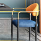 Contemporary Upholstered Arm Chair Open Back Dining Chair for Dining Room Clearhalo 'Dining Chairs' 'Dining Tables & Seating' 'dining_chair' 'furn' 'furn_dining_chair' 'Furniture' 'furniture_dining_chair' 'Kitchen & Dining Furniture' 4954804