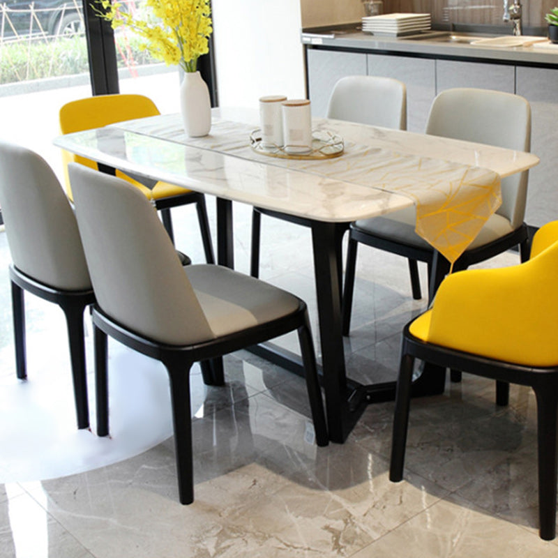 Dining Room Side Dining Chairs Modern Solid Wood Armless Dining Chairs Clearhalo 'Dining Chairs' 'Dining Tables & Seating' 'dining_chair' 'furn' 'furn_dining_chair' 'Furniture' 'furniture_dining_chair' 'Kitchen & Dining Furniture' 4954826