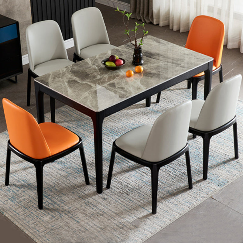 Dining Room Side Dining Chairs Modern Solid Wood Armless Dining Chairs Clearhalo 'Dining Chairs' 'Dining Tables & Seating' 'dining_chair' 'furn' 'furn_dining_chair' 'Furniture' 'furniture_dining_chair' 'Kitchen & Dining Furniture' 4954836