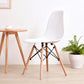 Wood Scandinavian Armless Chair Solid Back Kitchen Dining Room Chair Clearhalo 'Dining Chairs' 'Dining Tables & Seating' 'dining_chair' 'Furniture' 'furniture_dining_chair' 'Kitchen & Dining Furniture' 4954842