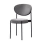 Glam Style Upholstered Side Chair Open Back Stackable Dining Chair Clearhalo 'Dining Chairs' 'Dining Tables & Seating' 'dining_chair' 'furn' 'furn_dining_chair' 'Furniture' 'furniture_dining_chair' 'Kitchen & Dining Furniture' 4954893