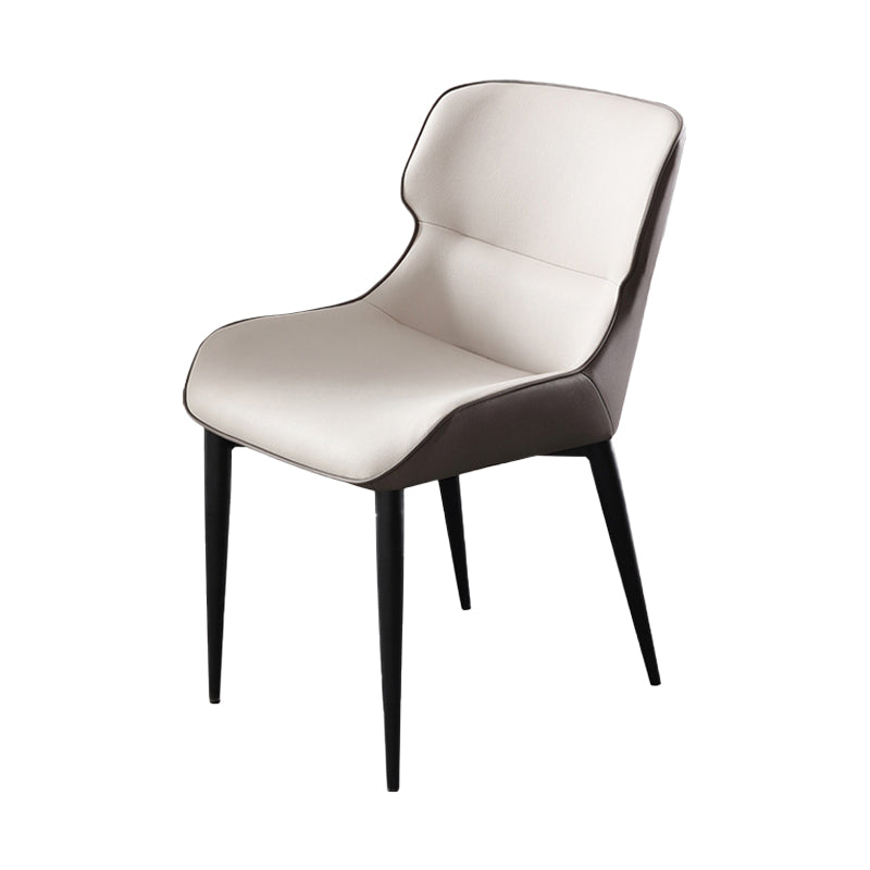 Dining Room Side Dining Chairs Leather Modern Armless Dining Chairs Clearhalo 'Dining Chairs' 'Dining Tables & Seating' 'dining_chair' 'furn' 'furn_dining_chair' 'Furniture' 'furniture_dining_chair' 'Kitchen & Dining Furniture' 4954916