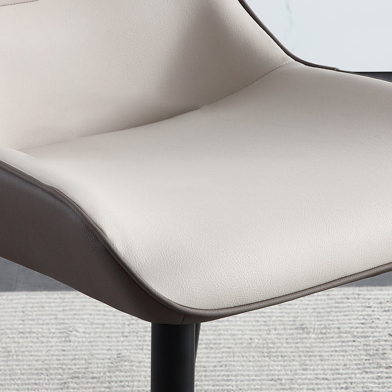 Dining Room Side Dining Chairs Leather Modern Armless Dining Chairs Clearhalo 'Dining Chairs' 'Dining Tables & Seating' 'dining_chair' 'furn' 'furn_dining_chair' 'Furniture' 'furniture_dining_chair' 'Kitchen & Dining Furniture' 4954923