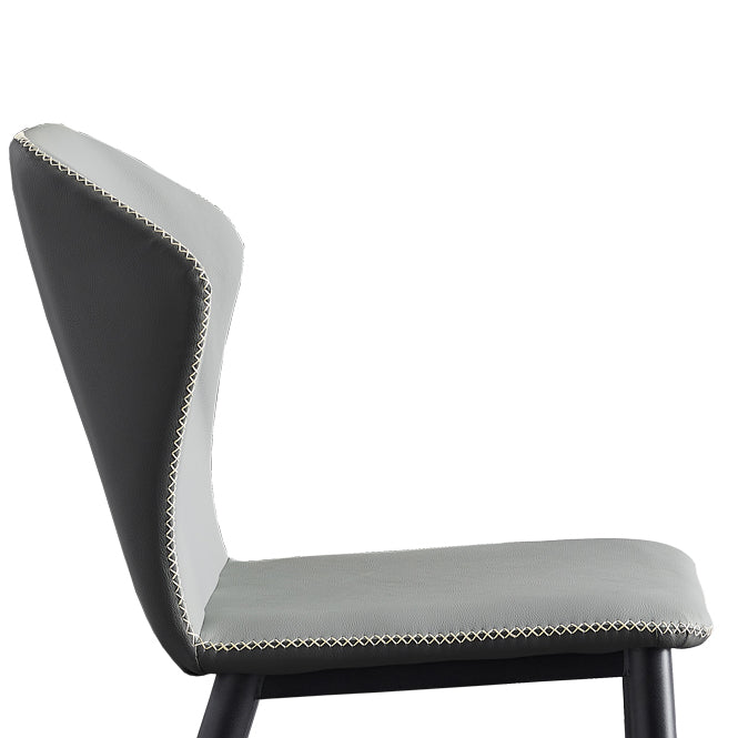 Armless Dining Chairs Modern Leather Side Chairs for Dining Room Clearhalo 'Dining Chairs' 'Dining Tables & Seating' 'dining_chair' 'furn' 'furn_dining_chair' 'Furniture' 'furniture_dining_chair' 'Kitchen & Dining Furniture' 4954983
