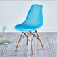 Scandinavian Wood Side Chair Solid Back Kitchen Dining Room Chair Blue Clearhalo 'Dining Chairs' 'Dining Tables & Seating' 'dining_chair' 'Furniture' 'furniture_dining_chair' 'Kitchen & Dining Furniture' 4955108