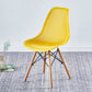 Scandinavian Wood Side Chair Solid Back Kitchen Dining Room Chair Yellow Clearhalo 'Dining Chairs' 'Dining Tables & Seating' 'dining_chair' 'Furniture' 'furniture_dining_chair' 'Kitchen & Dining Furniture' 4955112