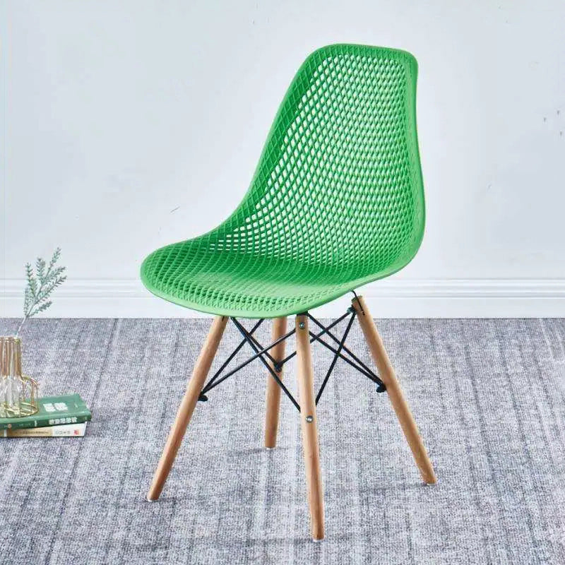 Scandinavian Wood Side Chair Solid Back Kitchen Dining Room Chair Green Clearhalo 'Dining Chairs' 'Dining Tables & Seating' 'dining_chair' 'Furniture' 'furniture_dining_chair' 'Kitchen & Dining Furniture' 4955118
